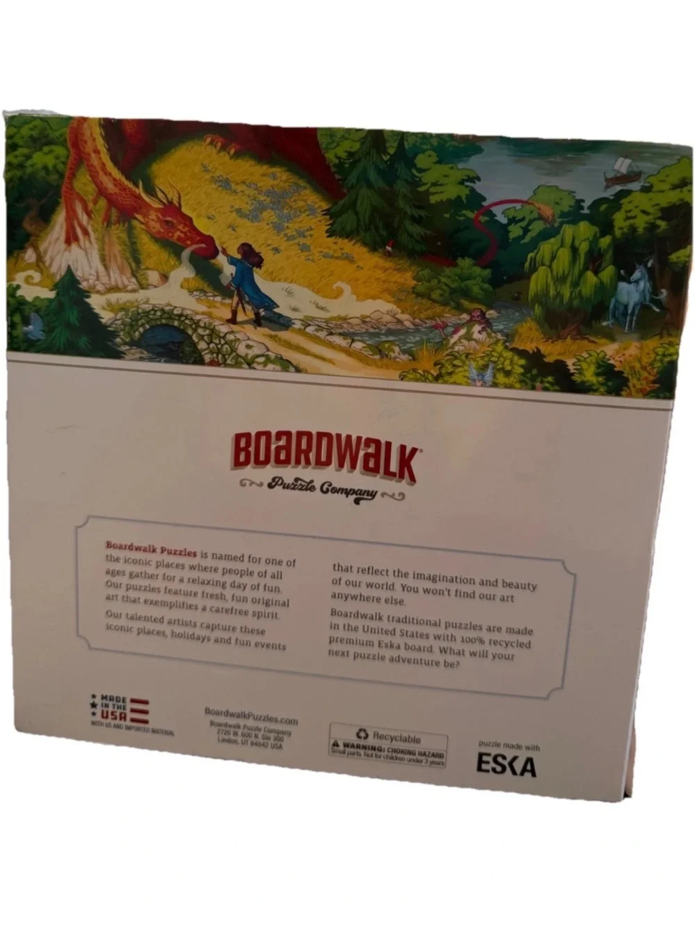 My Little Dragon Puzzle (1000 pcs) Boardwalk Puzzle Company With Storage Box